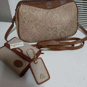 LIZ CLAIBORNE RETIRED/Vintage 1985/1990 Paisley 3 Pc Set